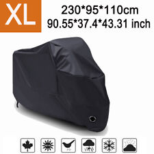 Motorcycle Cover waterproof Heavy Duty for Winter Outside Storage XL Snow picture