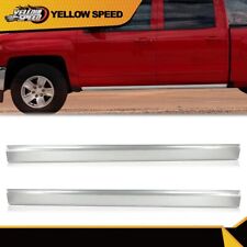 Fit For 2014-2016 Chevy Silverado GMC Sierra 4 Door Crew Cab Outer Rocker Panel picture