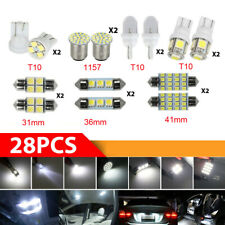 28pcs Car Interior LED Lights Bulb Kit For Dome License Plate Lamp Accessories picture
