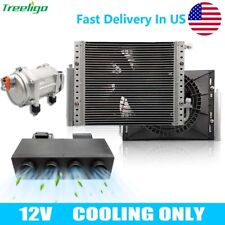 12V Car Air Conditioner Electric Underdash A/C Kit Compressor Cooling Universal picture
