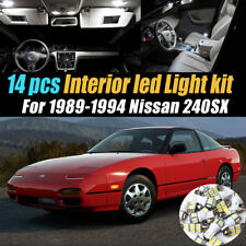 14Pc Super White Car Interior LED Light Kit Pack for 1989-1994 Nissan 240SX picture
