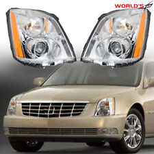 Headlight For 2008-11 Cadillac DTS HID/Xenon Projector Chrome Housing Right+Left picture