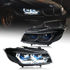 LED Front Lamps Fits BMW 3-Series 2005-2012 E90 E91 Halogen Head Lights Assembly picture