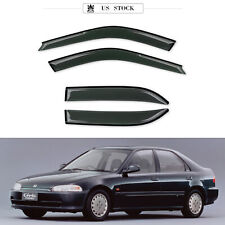 4pc Sun Rain Guard Vent Shade Visor Window Deflector fit for 1992-1995 Honda picture