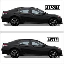 Chrome Delete Blackout Overlay for 2018-22 Toyota Camry Window Trim picture