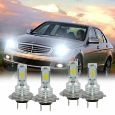 For Mercedes E350 2006-2013 LED Headlight High Low Beam Bulbs 6000K Kit White picture
