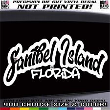 Sanibel Island, FL Floridian Sticker Vinyl Decal Native Born State Home City VTG picture