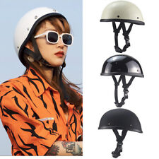 Beanie Motorcycle Half Helmet-Lightest DOT Approved Skull Cap Scooter Chopper US picture