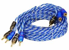Rockville RTR124 12 Foot 4 Channel Twisted Pair RCA Cable Split Pin, 100% Copper picture