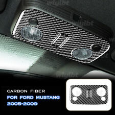 Carbon Fiber Reading Light Button Panel Sticker Trim For Ford Mustang GT 05-09 picture