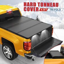 4.5ft / 4.6ft Hard Tonneau Cover For 2022 2023 Ford Maverick Truck Bed Tri-Fold picture