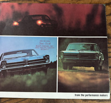 Vintage Original 1965 Pontiac GTO Dealer Car Sales Brochure picture