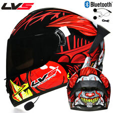 Bluetooth Flip Up Motorcycle Helmet Dual Lens Moto Full Face Street Bike DOT picture