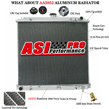 Fit 2005-18 07 Nissan Frontier Pathfinder Xterra 4.0,5.6L 3Row Aluminum Radiator picture