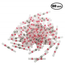 New Red 100PCS IP67 Solder Sleeve Heat Shrink Tube Terminal Connector 22-18AWG picture