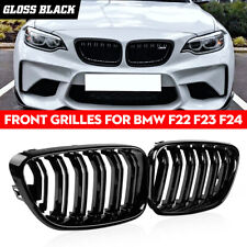 2X Gloss Black Front Kidney Grill for BMW 2 Series F22 F23 M235 F24 2014-2018 picture