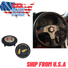 RED JDM Horn Button For Momo Steering Wheel For Honda Ready Stock Ship From US picture