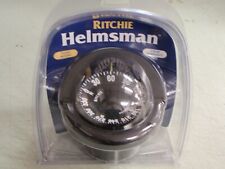COMPASS RITCHIE HELMSMAN 128 HF742 FLUSHMOUNT BLACK MARINE BOAT LIGHTED  picture