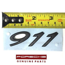 Genuine Porsche 911 Satin Black Emblem Script 991 Carrera 12-18+ 99155923103 picture