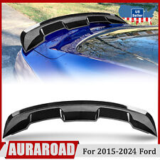 Rear Trunk Spoiler Wing For 2015-24 Ford Mustang GT 500 Style Carbon Fiber Style picture