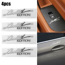 4pcs Limited Edition Logo Emblem Badge Metal Sticker Decals Car DIY Accessories picture