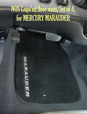 NOS 2003 2004 Mercury Marauder logo'ed floor mats, aftermarket, set of 4 picture
