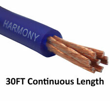 Harmony Audio 4 Gauge 4GA Car Stereo Matte Blue Power Cable Amp Wire - 30 FT picture