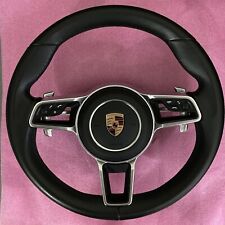 Porsche OEM Leather Steering Wheel PDK 991 991.2 911 Carrera Cayman 997 Macan picture