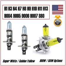 H1 H3 H4 H7 H11 H13 9004 9005 9006 9007 Xenon Gas Halogen Replacement Bulbs Pair picture