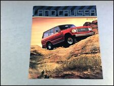 1986 Toyota Land Cruiser Original 1-page Car Brochure Leaflet Sheet Card  picture