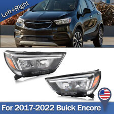 Fit For 2017-2022 Buick Encore Halogen Model W/ LED DRL Headlights Headlamps Set picture