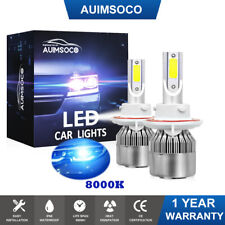 2-side H13 9008 LED Headlight Bulbs for Ford F-150 2004-2014 High Low Beam 8000K picture