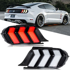 LED Tail Lights for Ford Mustang 2015-2023 S550 GT Sequential Euro Rear Lamps picture