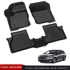 For 2012-2018 Ford Focus Floor Mats Liners 3D TPE All Weather Odorless OE  picture