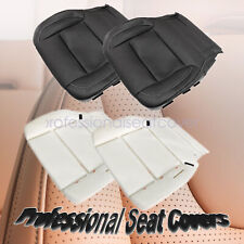 For 14-19 Chevy Silverado Both Side Bottom Seat Cover & Foam Cushion Mat Black picture