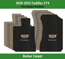 Lloyd Berber Front Mats for '20-22 CT4 w/Silver/Black Crest Over Cadillac Script picture
