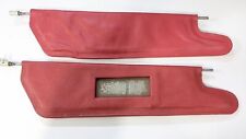 69- 80 ROLLS-ROYCE SILVER SHADOW LEFT and RIGHT SUNVISOR RED Sunshade PAIR picture