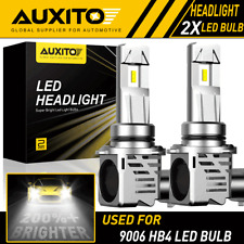 2X AUXITO 9006 HB4 LED Headlight Kit Fog Bulbs High Low Beam 6500K White M3 EOA picture