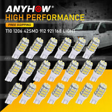 20x Pure White T10/921/194 RV Trailer Backup Reverse LED Lights Bulbs 42-SMD 12V picture