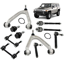 10x Front Upper Control Arms Tie Rod Sway Bar Link Kit For Hummer H3 2006-2010 picture