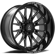 AXE ATLAS Gloss Black Milled 22x12 6x135 6x139.7 Wheel Single Rim picture