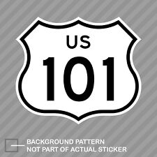 California Highway 101 Sign Sticker Decal Vinyl hwy 101 freeway shield picture
