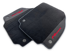 Floor Mats For Ferrari F8 Spider Black With Alcantara Leather Tailored Carpets picture