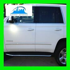 2015 CHEVY TAHOE SUBURBAN CHROME RUNNING BOARD MOLDING TRIM 2PC + 5YR WARRANTY picture