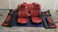2008 - 2013 BMW 135I 128I M-SPORT INTERIOR COMPLETE SET CORAL RED POOR CONDITION picture