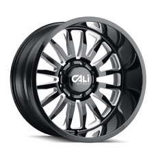 Cali Off-Road 20x10 Wheel Gloss Black Milled 9110 Summit 6x5.5 -25mm Aluminum picture