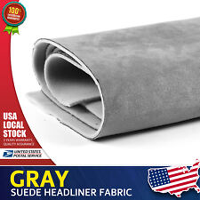 Light Grey Suede Headliner Fabric Material 60
