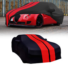 For Wiesmann GT Red/Black Full Car Cover Satin Stretch Indoor Dust Proof A+ picture