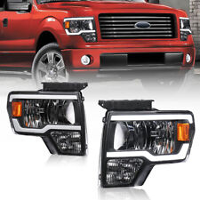 Left & Right LED DRL Headlights Front Lamps For 2009-2014 Ford F-150 F150 picture