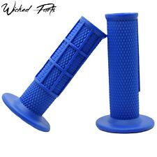 (8 Colors) Half Waffle - Soft Compound - Dirt Bike Motorcycle Grips 7/8